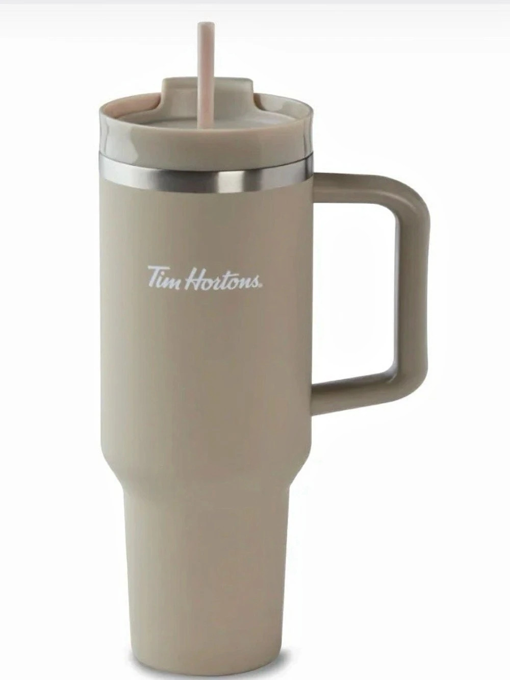 Tim Hortons 40oz Stainless Steel Tumbler - Beige